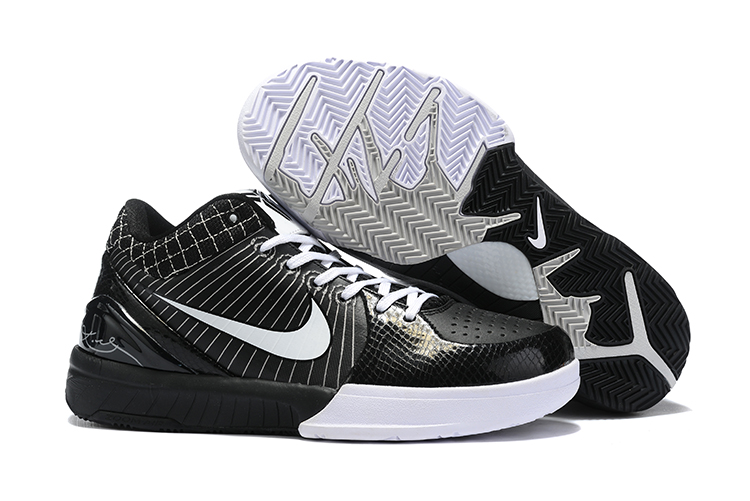 Nike Kobe 4 Black White Shoes